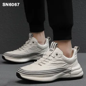 Genuine Leather Breathable Sneakers